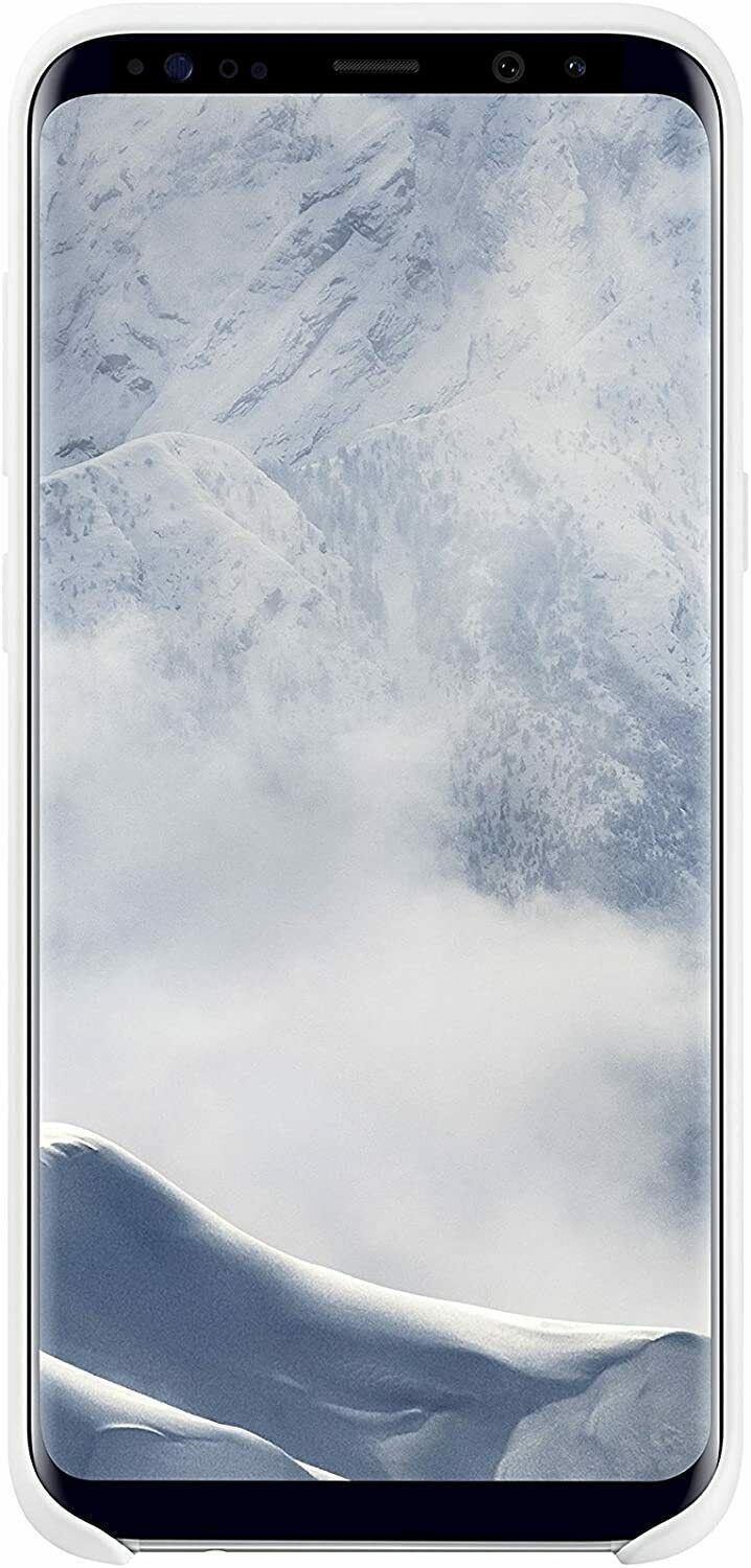 Samsung S8 Plus Silicone Phone Case Cover White EF-PG955TWEG