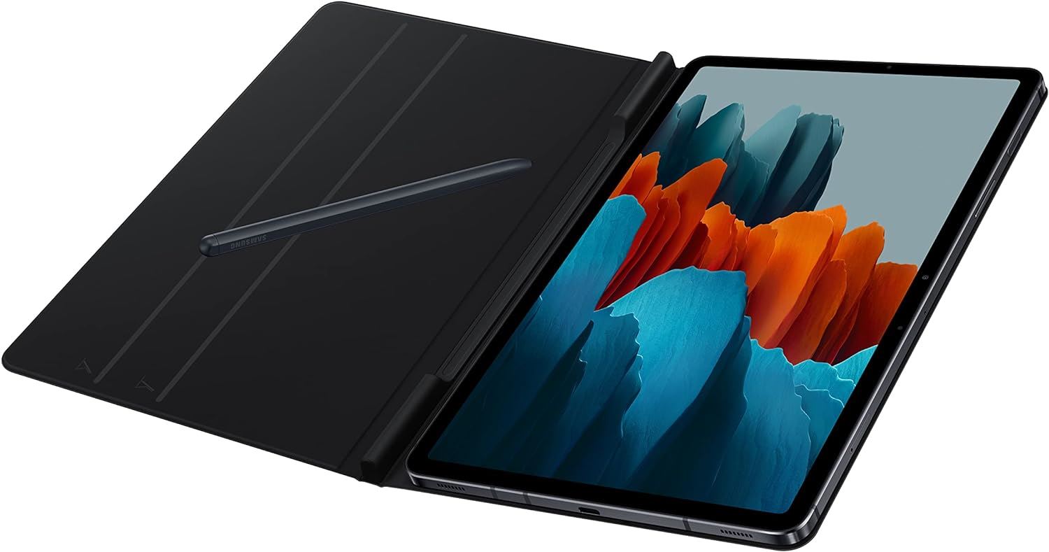 Samsung Galaxy Tab S7/S8 Book Cover Black - EF-BT630PBEGEU