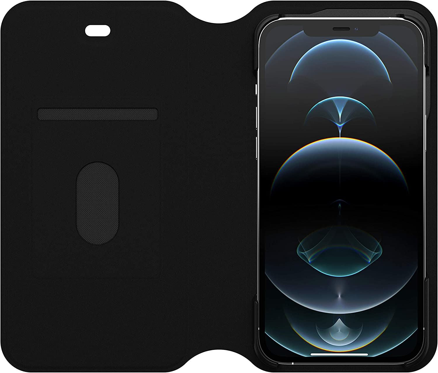 Official Otterbox Strada Series Via for iphone 12 Pro Max 6.7" Black 77-65481