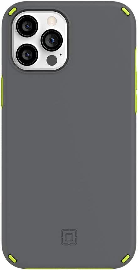 Official Incipio Duo Case/Cover for iphone 12 Pro Max Grey/Green - IPH-1896-VOLT