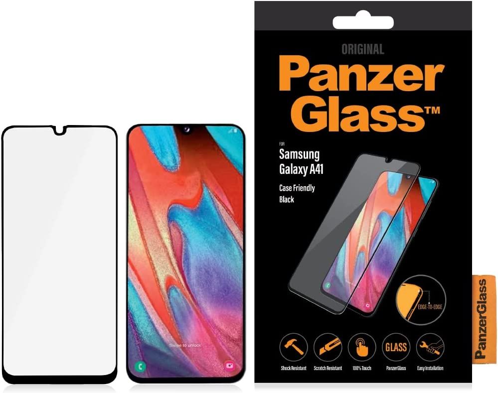 Official Panzer Glass for Samsung Galaxy A41 Black - 7217