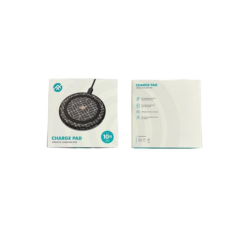 Official iFrogz 10W Qi Wireless Charging Pad Met Geo Black - 304006783