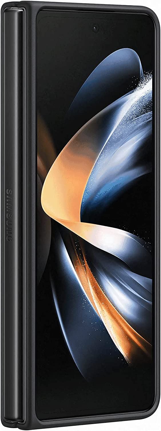 Official Samsung Galaxy Z Fold 4 Leather Cover Black - EF-VF936LBEGWW