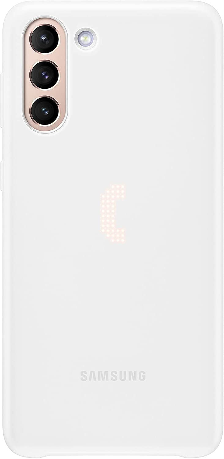 Official Samsung Galaxy S21 Plus LED Case/Cover White - EF-KG996CWEGWW