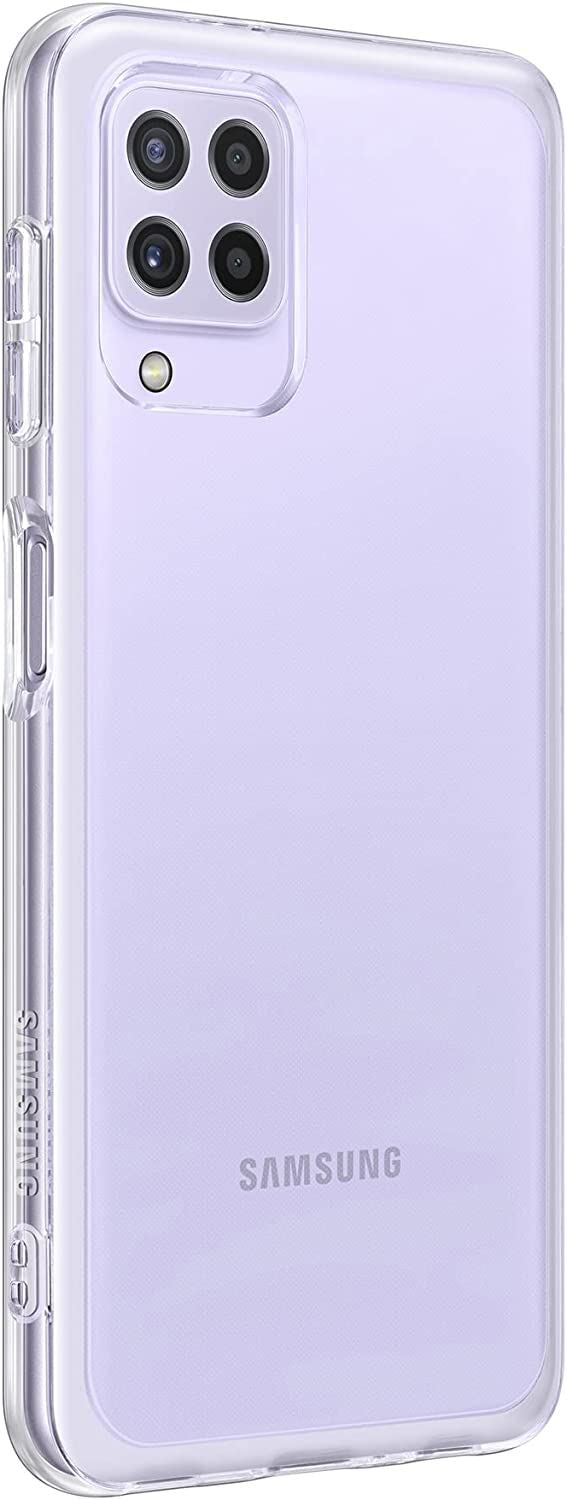Official Samsung Galaxy A22 4G Soft Clear Cover Clear - EF-QA225TTEGEU
