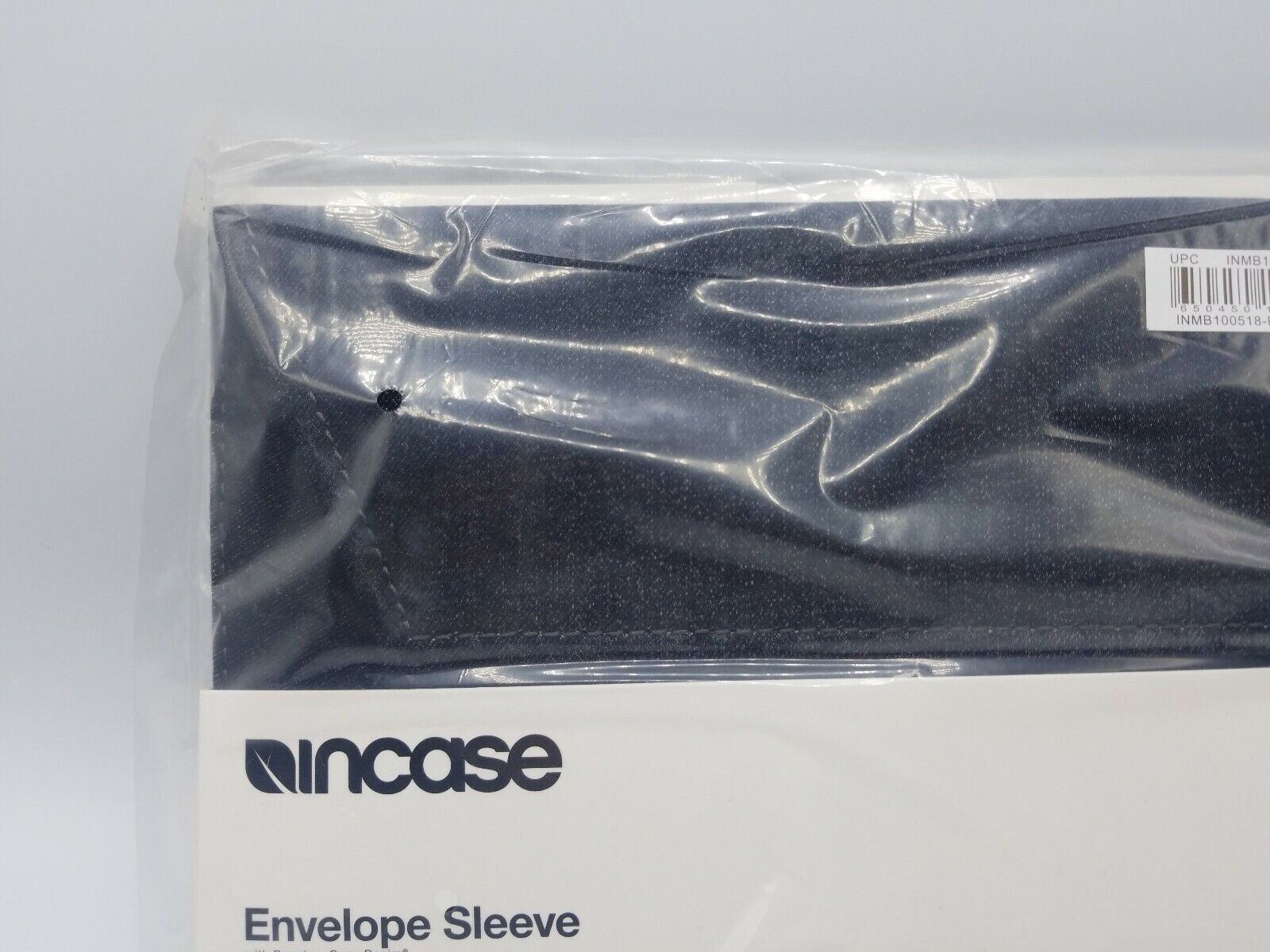 Official Incase Envelope Sleeve Cone Denim for Macbook 12" Black - INMB100518-BLK