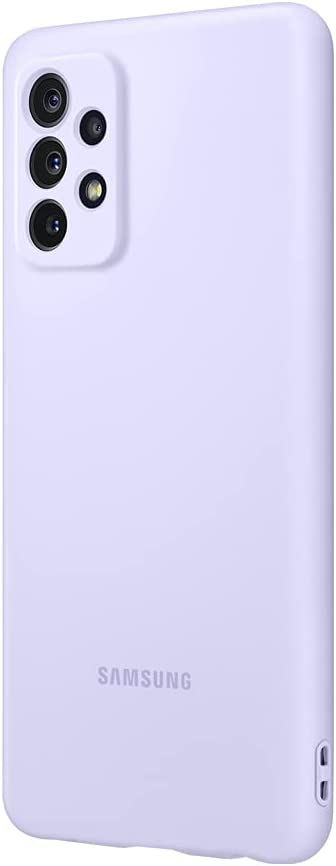 Official Samsung Galaxy A72 Silicone Case/Cover Violet - EF-PA725TVEGWW