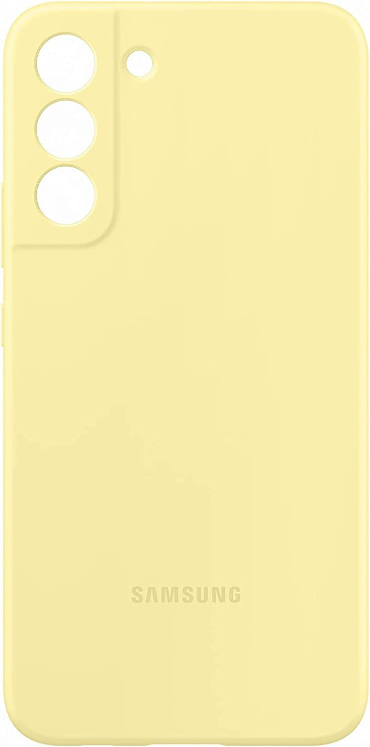 Official Samsung Galaxy S22 Plus Silicone Cover Yellow - EF-PS906TYEGWW