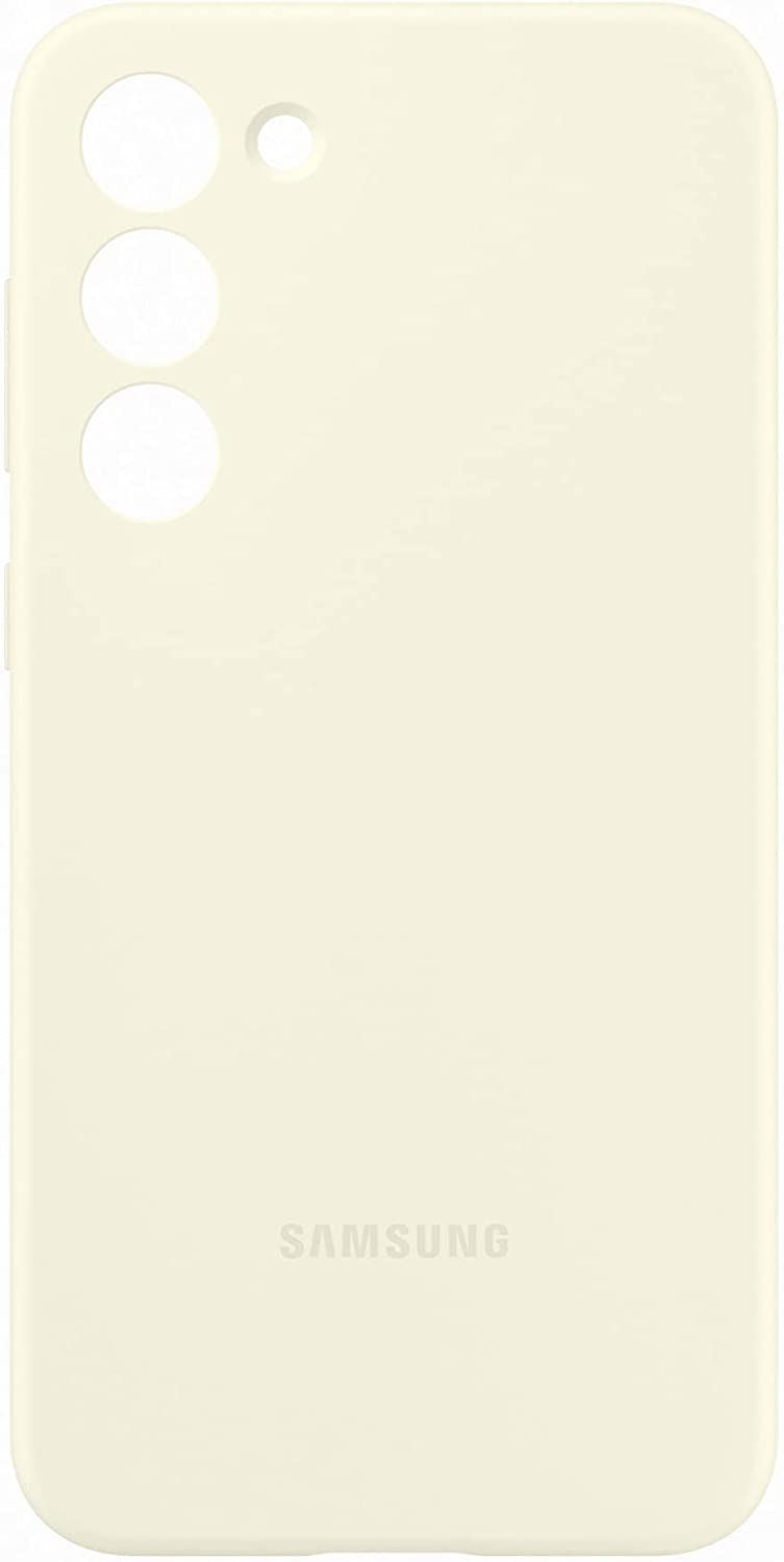 Official Samsung Galaxy S23 Plus Silicone Case Cotton - EF-PS916TUEGWW