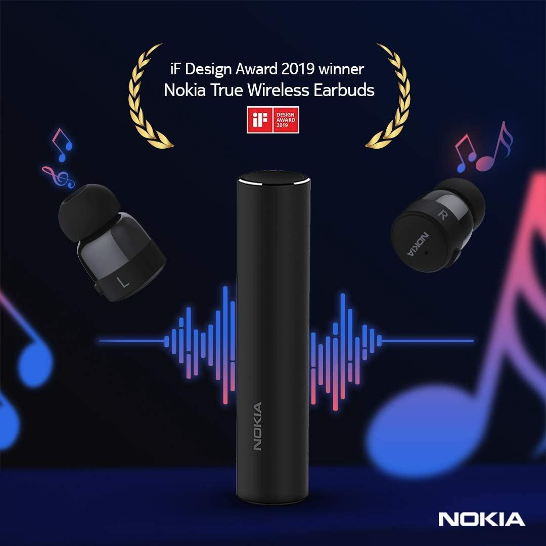 Official Nokia True Wireless Earbuds BH-705 Black - 8P00000030