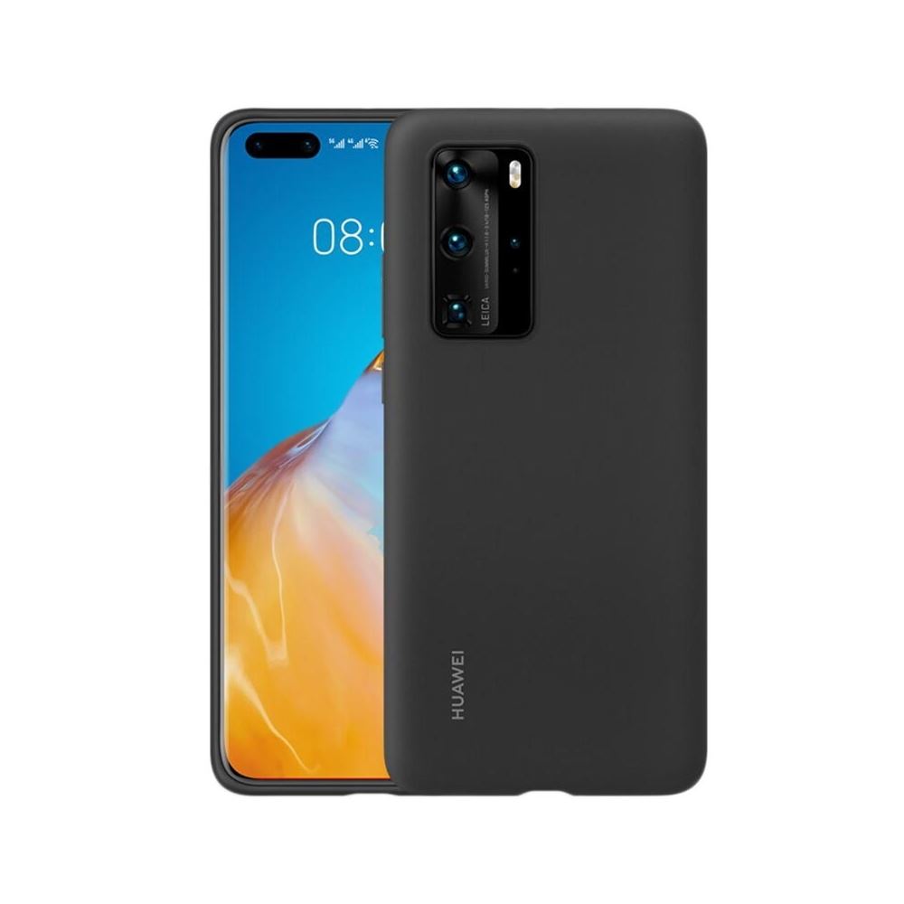 Official Huawei Black Silicone Case for P40 Pro - 51993797