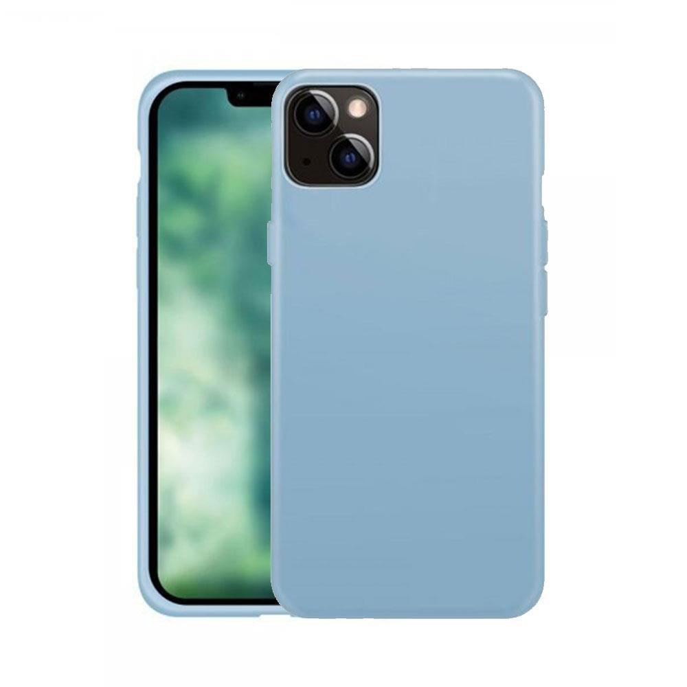 Official Xqisit Silicone Case for iphone 14 Plus 6.7" Blue Fog - 50549