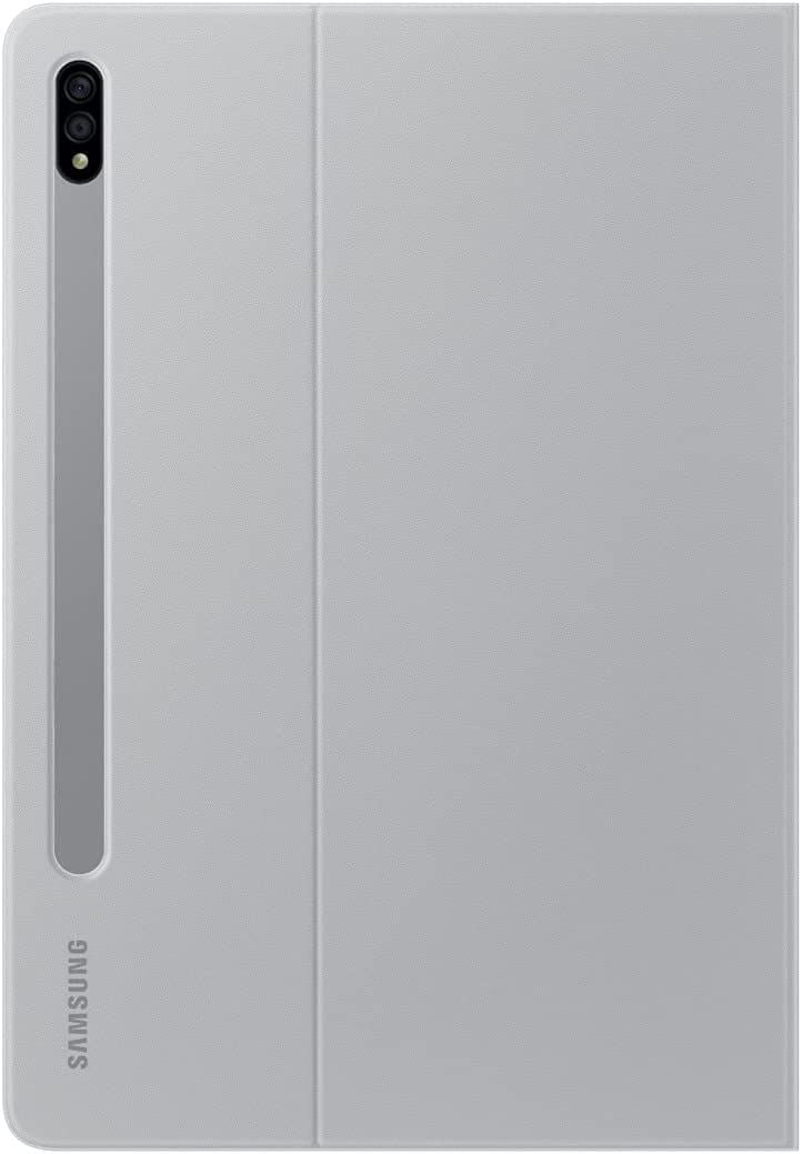 Official Samsung Galaxy Tab S7/S8 Book Cover Grey - EF-BT870PJEGEU