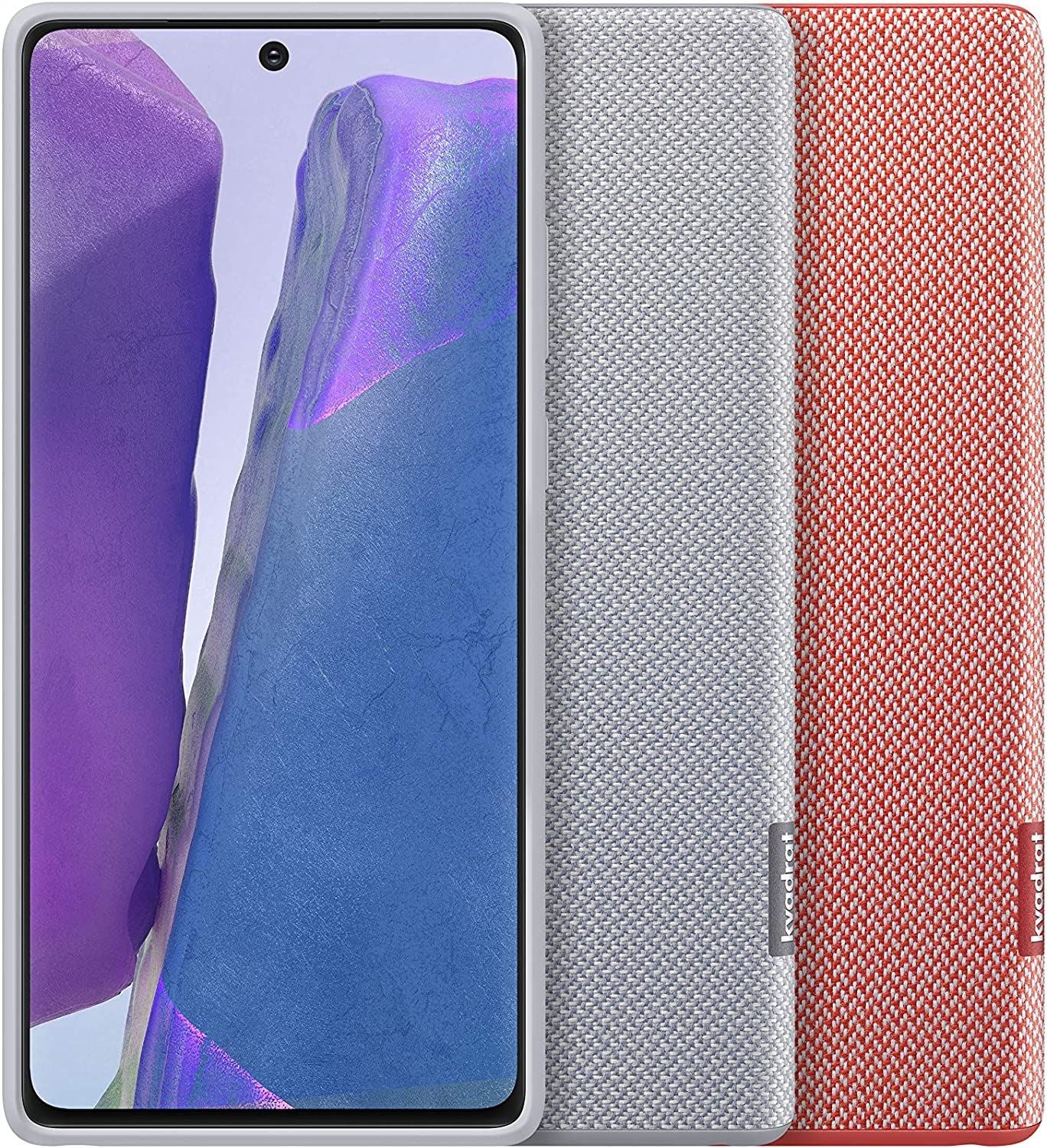 Official Samsung Galaxy Note 20 Kvadrat Cover Grey - EF-XN980FJEGEU