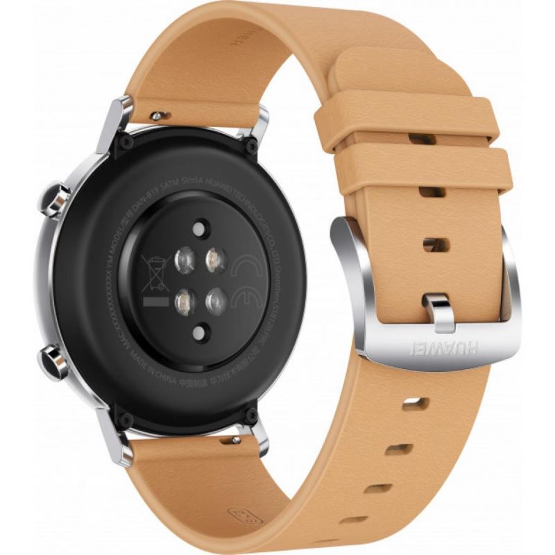 Official Huawei Watch GT Series 42mm Khaki Leather Strap - 55031979