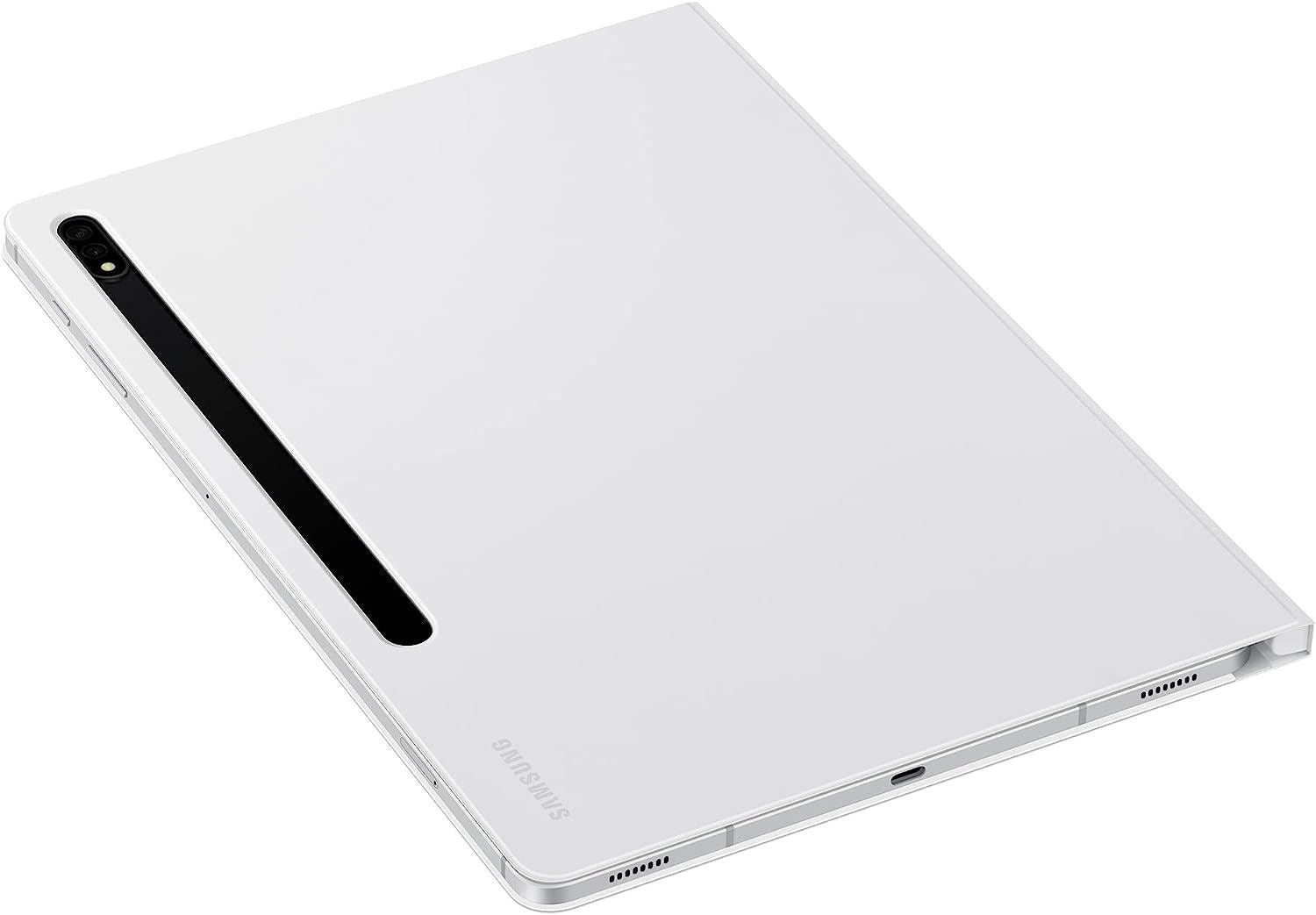 Official Samsung Galaxy Tab S7/S8 Plus Note View Cover White - EF-ZX800PWEGEU