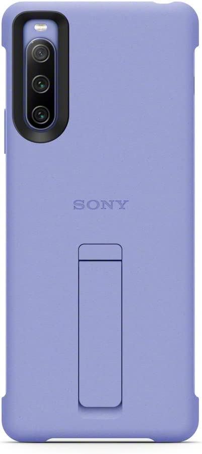 Official Sony Xperia 10 IV Style Back Case/Cover Lavender - XQZ-CBBC/VGENG