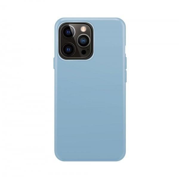 Official  Xqisit Silicone Case for iphone 14 Pro 6.1" Blue Fog - 50548