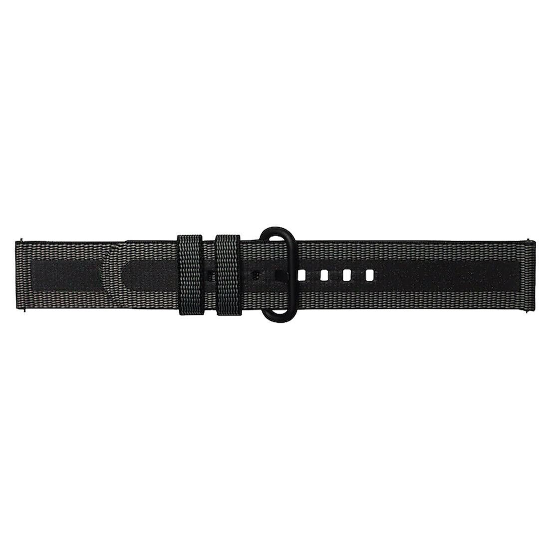 Official Samsung Galaxy Watch Active 2 Textile Sport Band 20mm Black - GP-XVR500BRABW