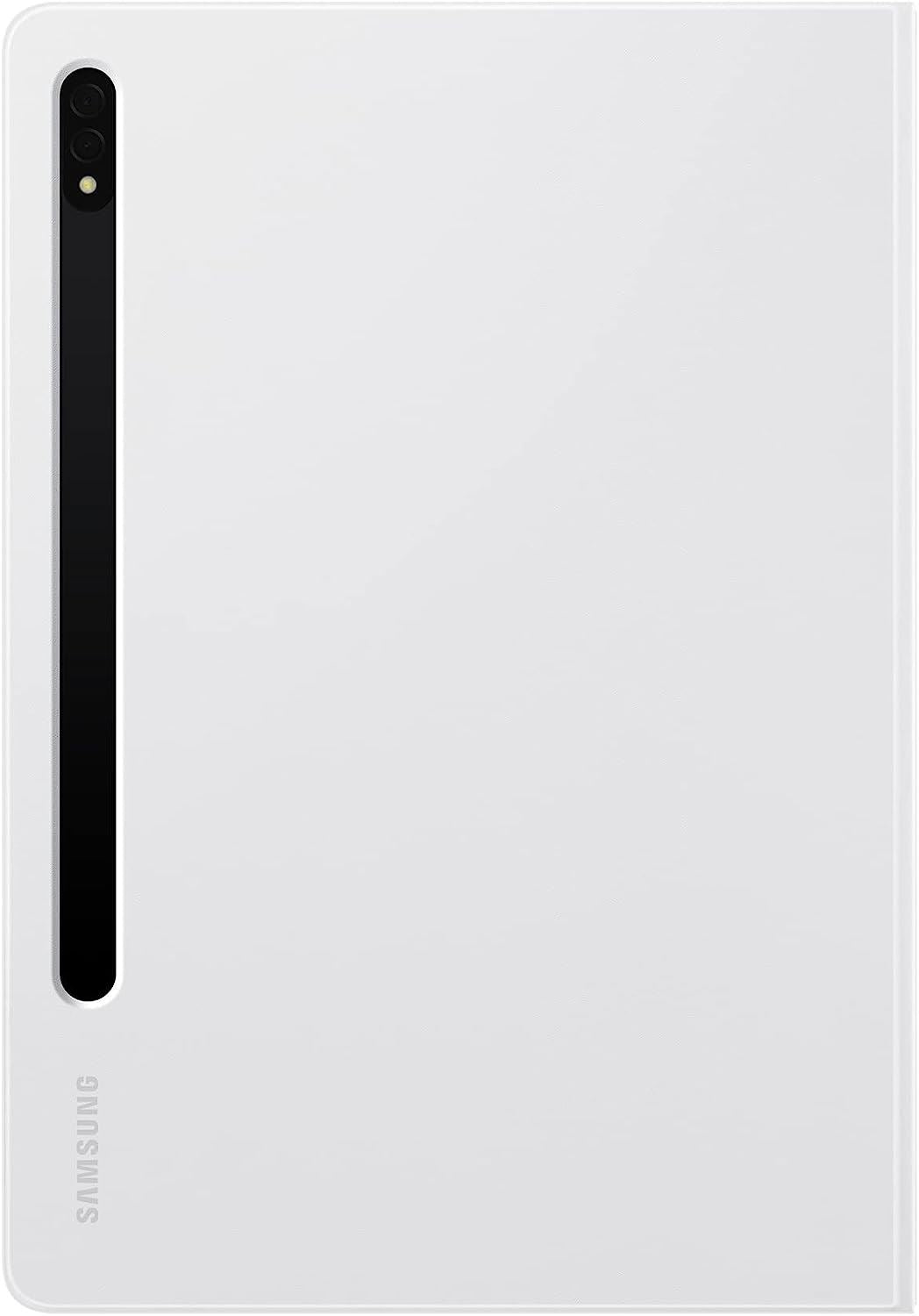 Official Samsung Galaxy Tab S7/S8 Note View Cover White - EF-ZX700PWEGEU