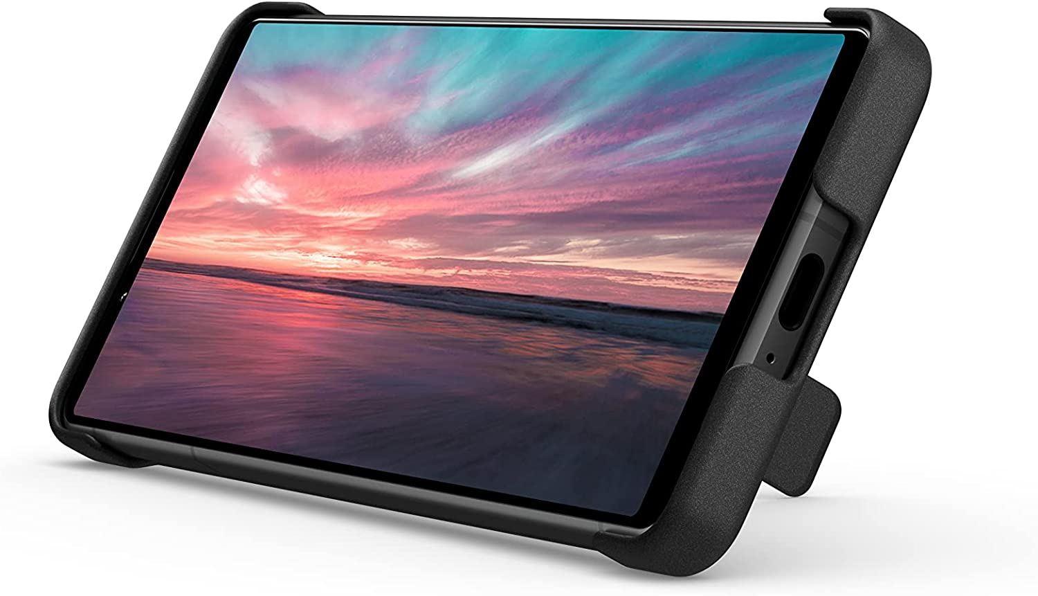 Official Sony Xperia 5 IV Style Back Cover Black - XQZCBCQB.ROW