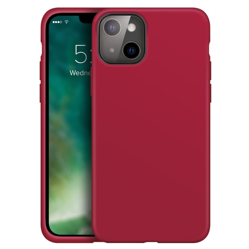 Official Xqisit Silicone Case/Cover for iphone 13 6.1" Red - 47383