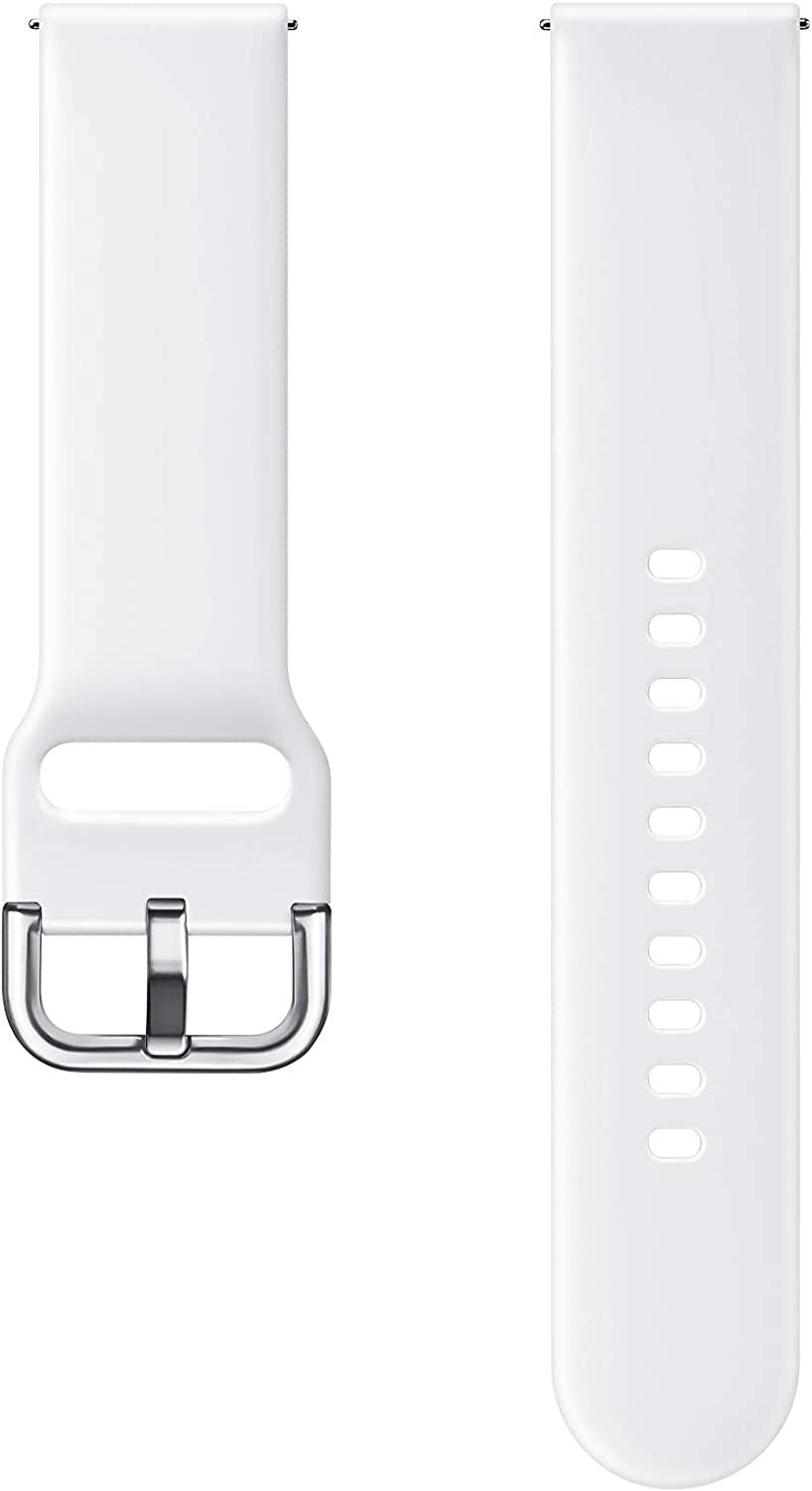 Official Samsung Galaxy Watch Active 2 Sport Band 20mm White - ET-SFR50MWEGWW