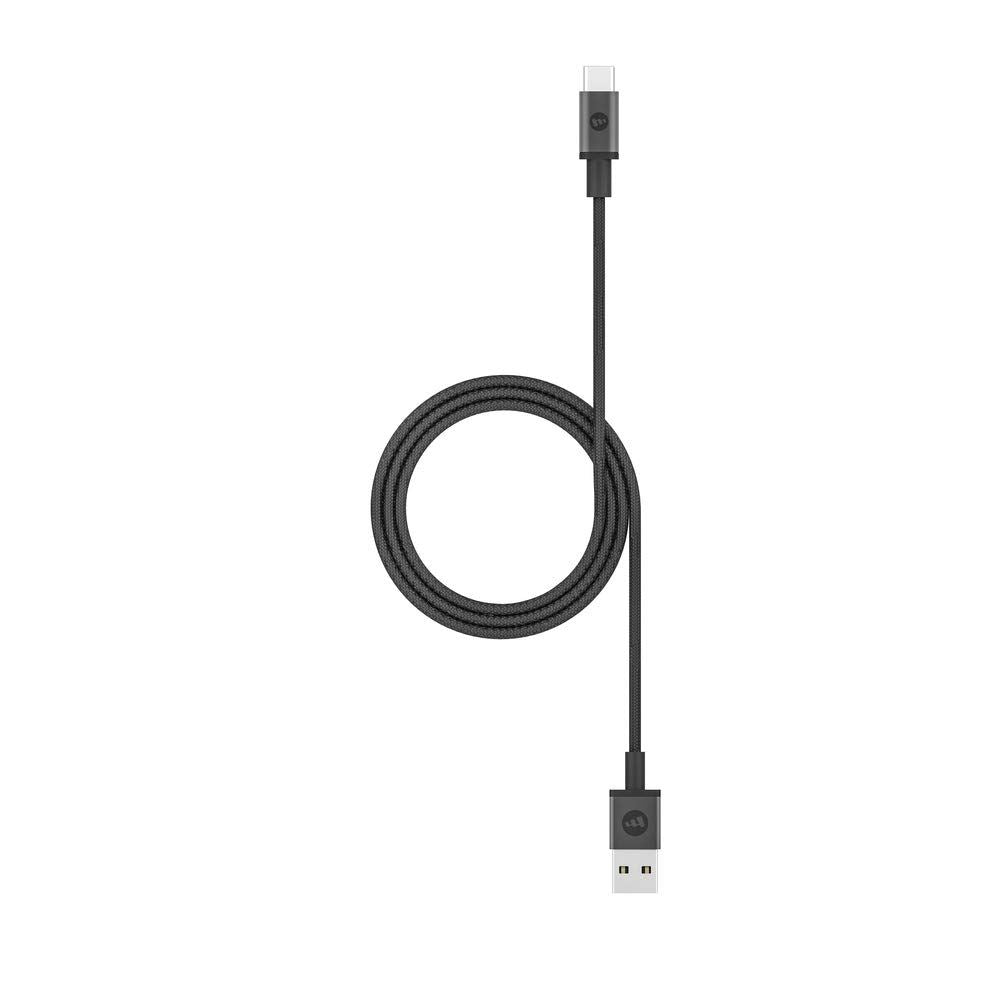 Official Mophie 2M USB A to C Black Charging Cable - 409903470