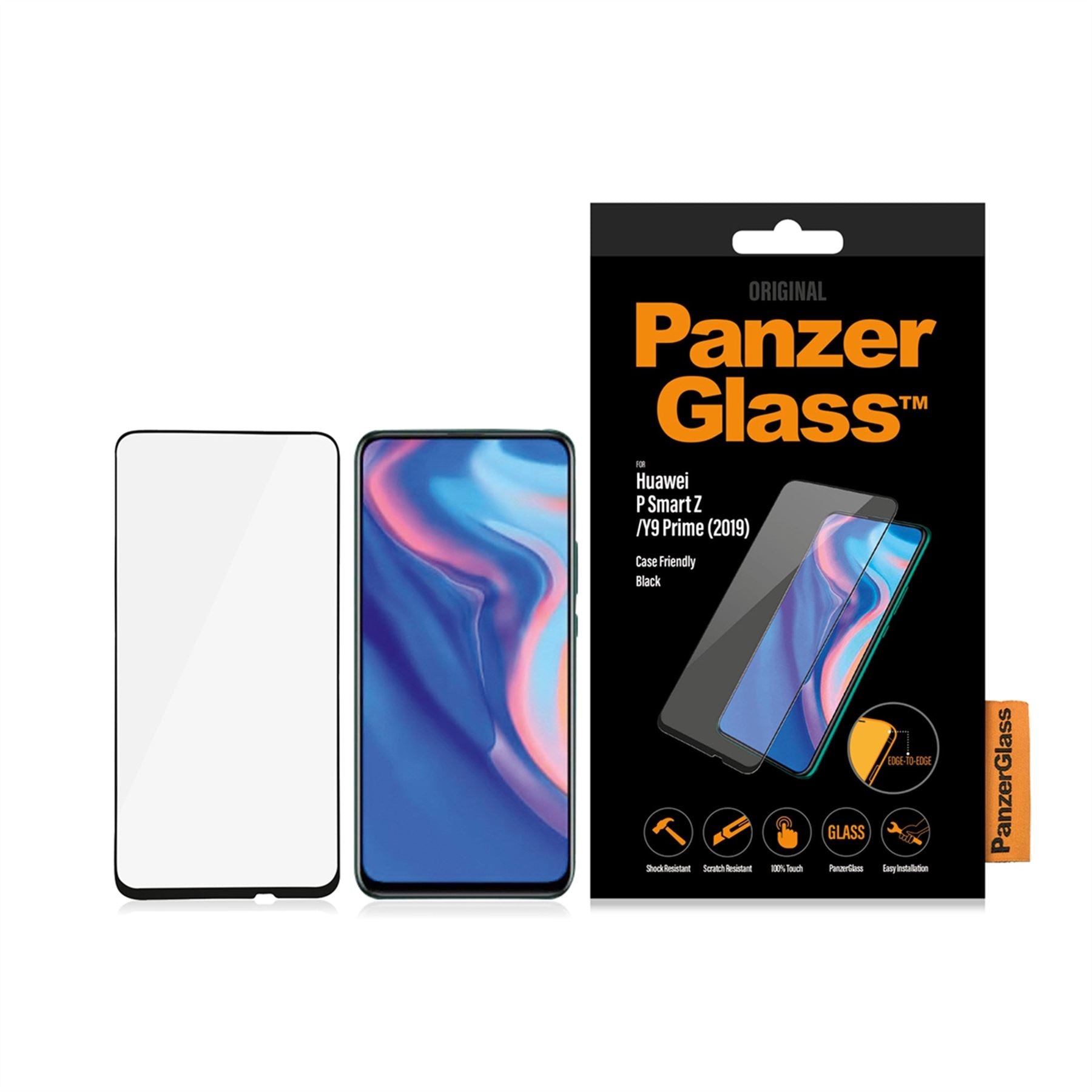 Official Panzer Glass Black for Huawei P Smart Z/Y9 Prime 2019 - PZ5350