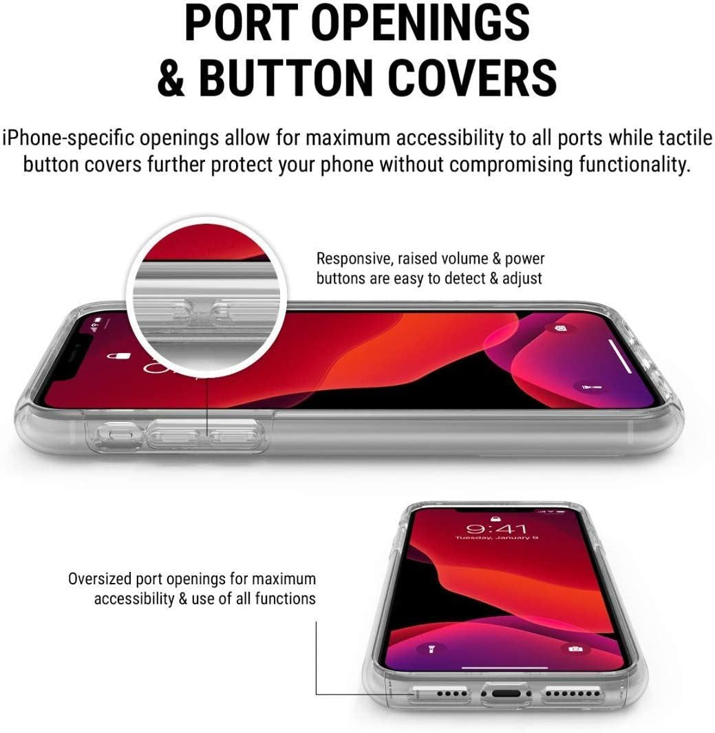 Official Incipio Dual Pro Case/Cover for iphone 11 Pro Max Clear - IPH-1853-CLR