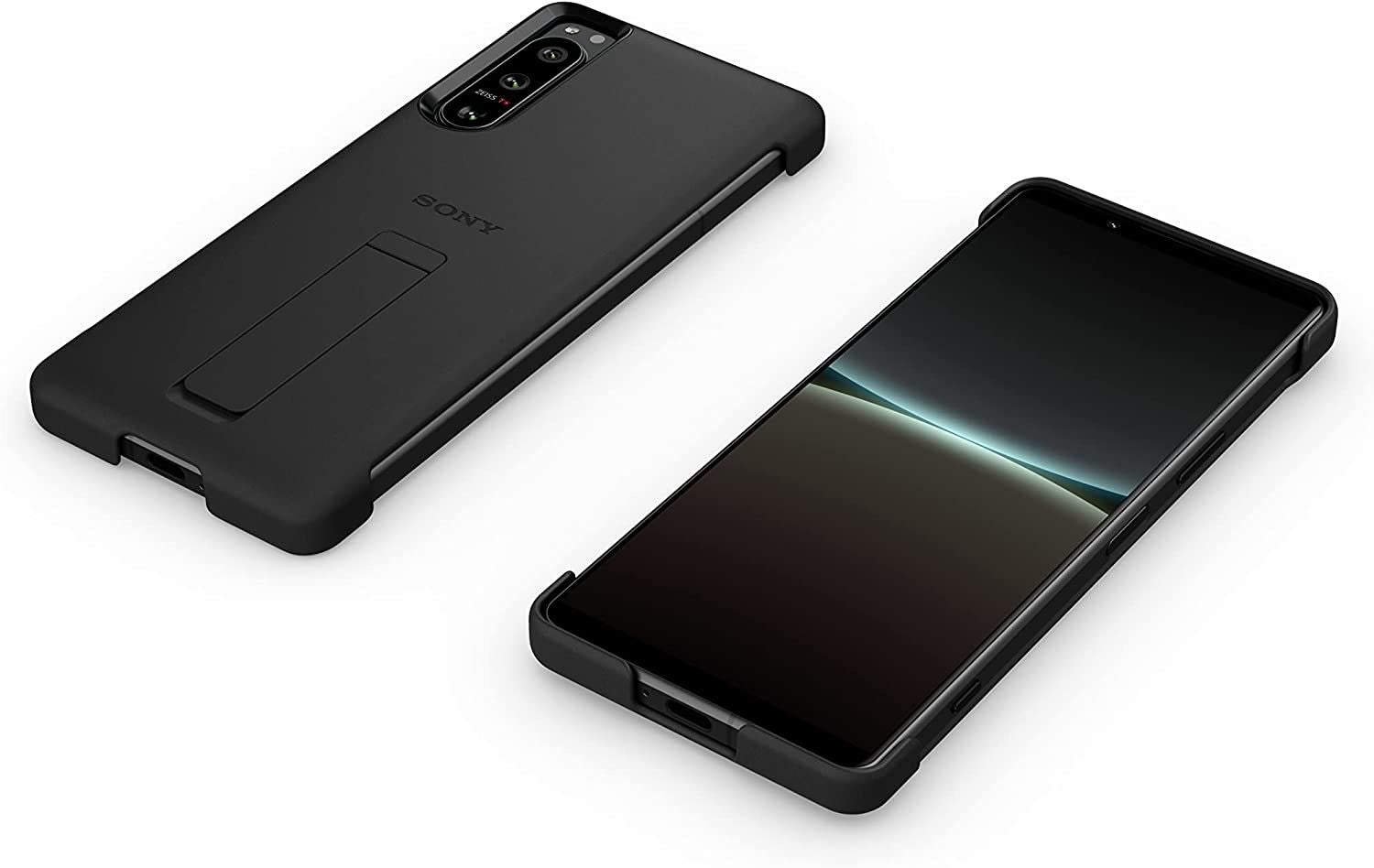 Official Sony Xperia 5 IV Style Back Cover Black - XQZCBCQB.ROW
