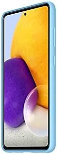Official Samsung Galaxy A72 Silicone Case/Cover Blue - EF-PA725TLEGWW