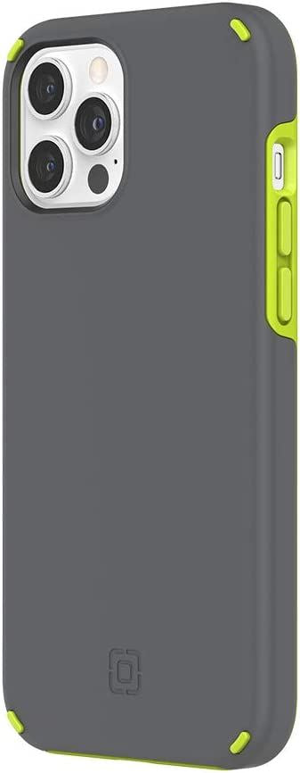 Official Incipio Duo Case/Cover for iphone 12 Pro Max Grey/Green - IPH-1896-VOLT