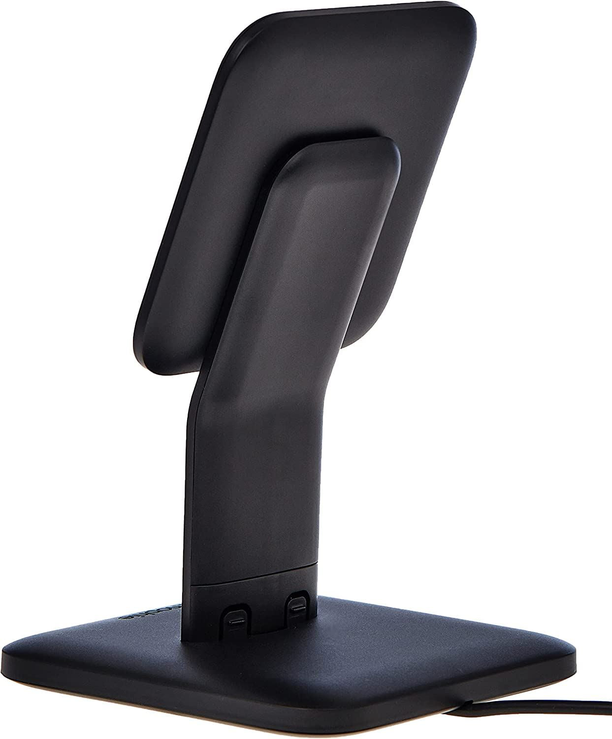 Official Mophie Qi 15W Snap+ Wireless Charging Stand Black with 20W USB C UK Plug - 401307720