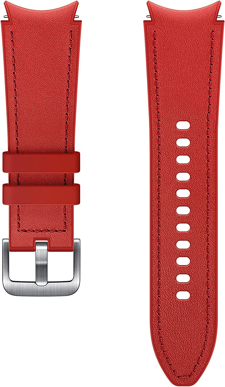 Samsung Galaxy Watch 4 Hybrid Leather Band 20mm S/M Red - ET-SHR88SREGEU