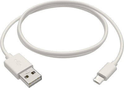 Official Kit 1M Micro USB Cable White - 8600USBDATWHKTRF