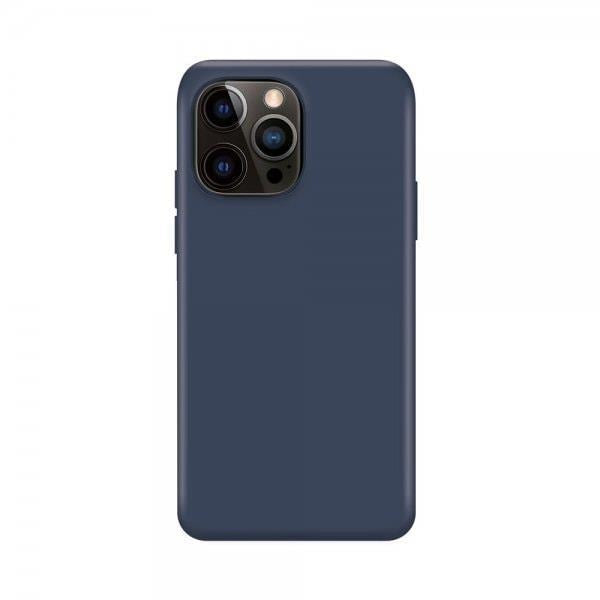 Official Xqisit Silicone Case for iphone 14 Pro Max 6.7" Abyss Blue - 50449