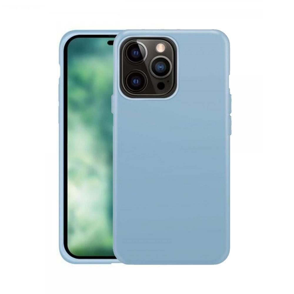 Official Xqisit Silicone Case for iphone 14 Pro Max 6.7" Blue Fog - 50550