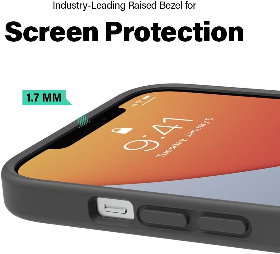 Official Incipio Organicore Case/Cover for iphone 12/12 Pro 6.1" Black - IPH-1899-CHL