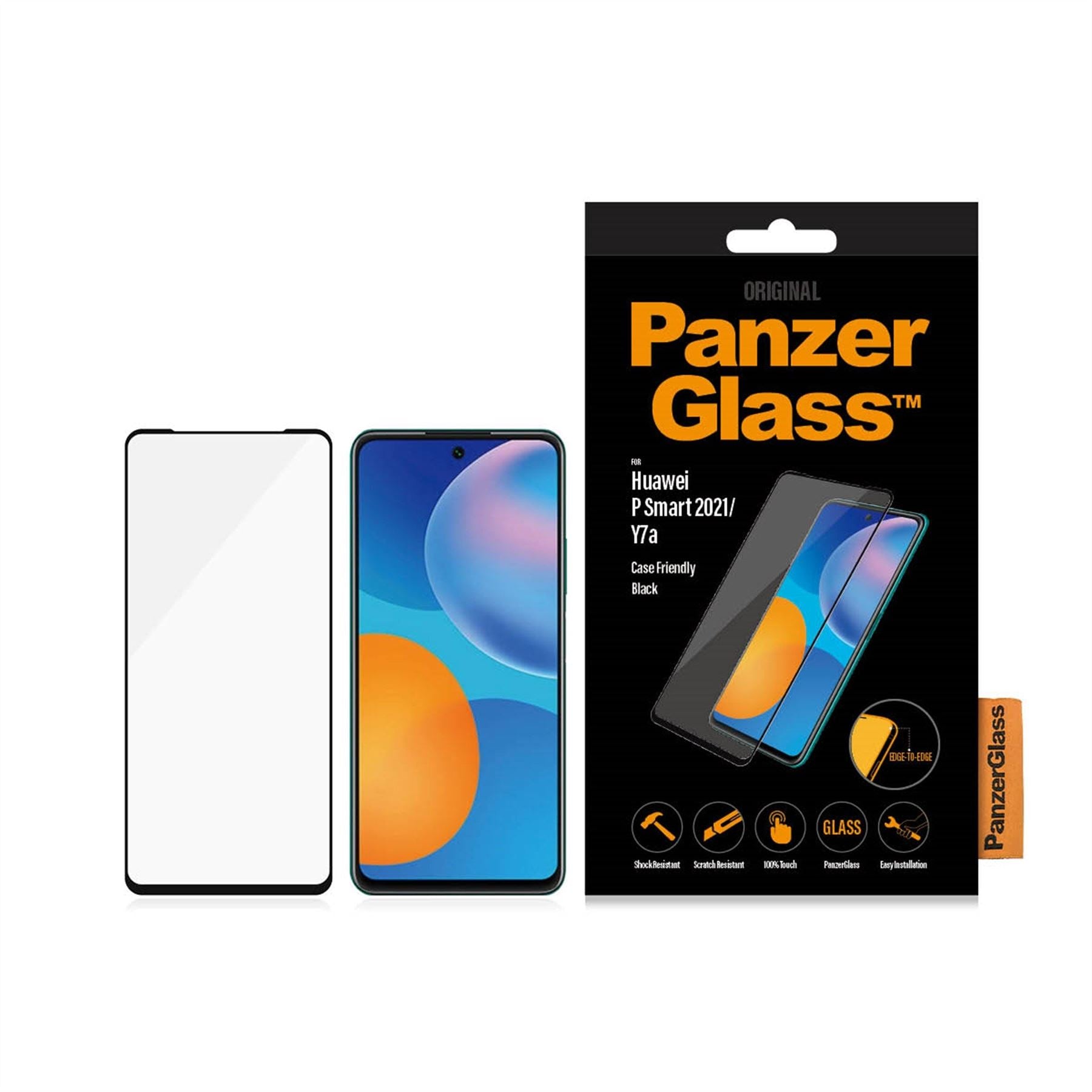 Official  Panzer Glass Black for Huawei P Smart 2021 - PZ5384