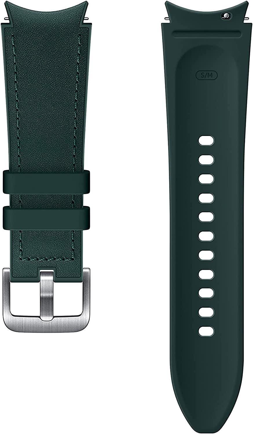 Samsung Galaxy Watch 4 Hybrid Leather Band 20mm S/M Green - ET-SHR88SGEGEU