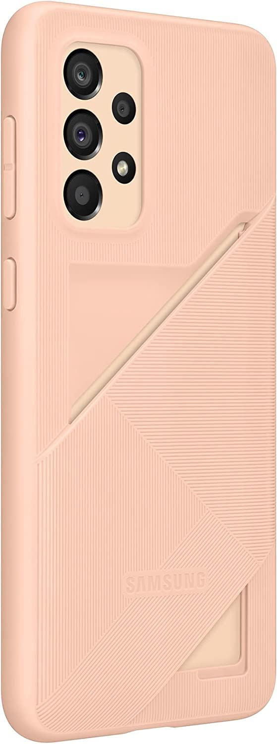 Official Samsung Galaxy A33 5G Card Slot Case/Cover Awesome Peach - EF-OA336TPEGWW