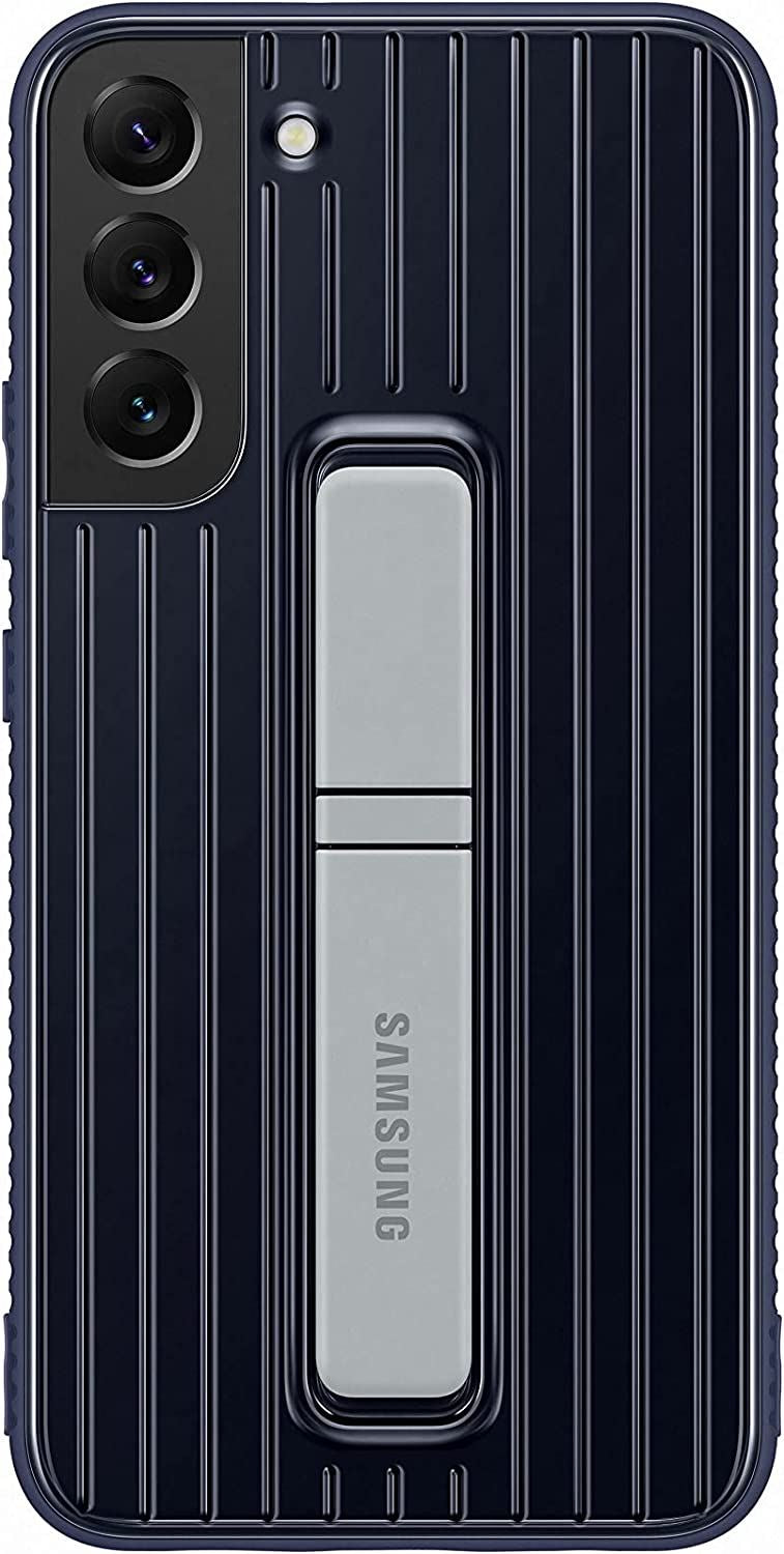 Official Samsung Galaxy S22 Plus Protective Standing Cover Navy/Gray - EF-RS906CNEGEW