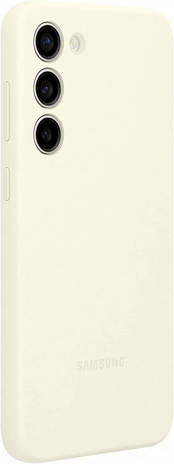 Official Samsung Galaxy S23 Plus Silicone Case Cotton - EF-PS916TUEGWW