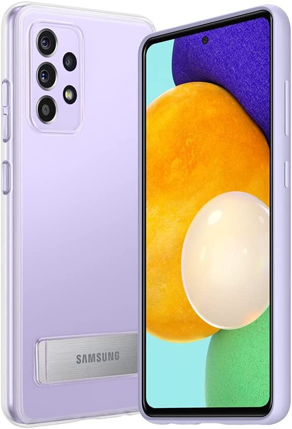 Official Samsung A72 Standing Cover Clear - EF-JA725CTEGWW