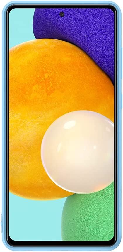 Official Samsung Galaxy A72 Silicone Case/Cover Blue - EF-PA725TLEGWW