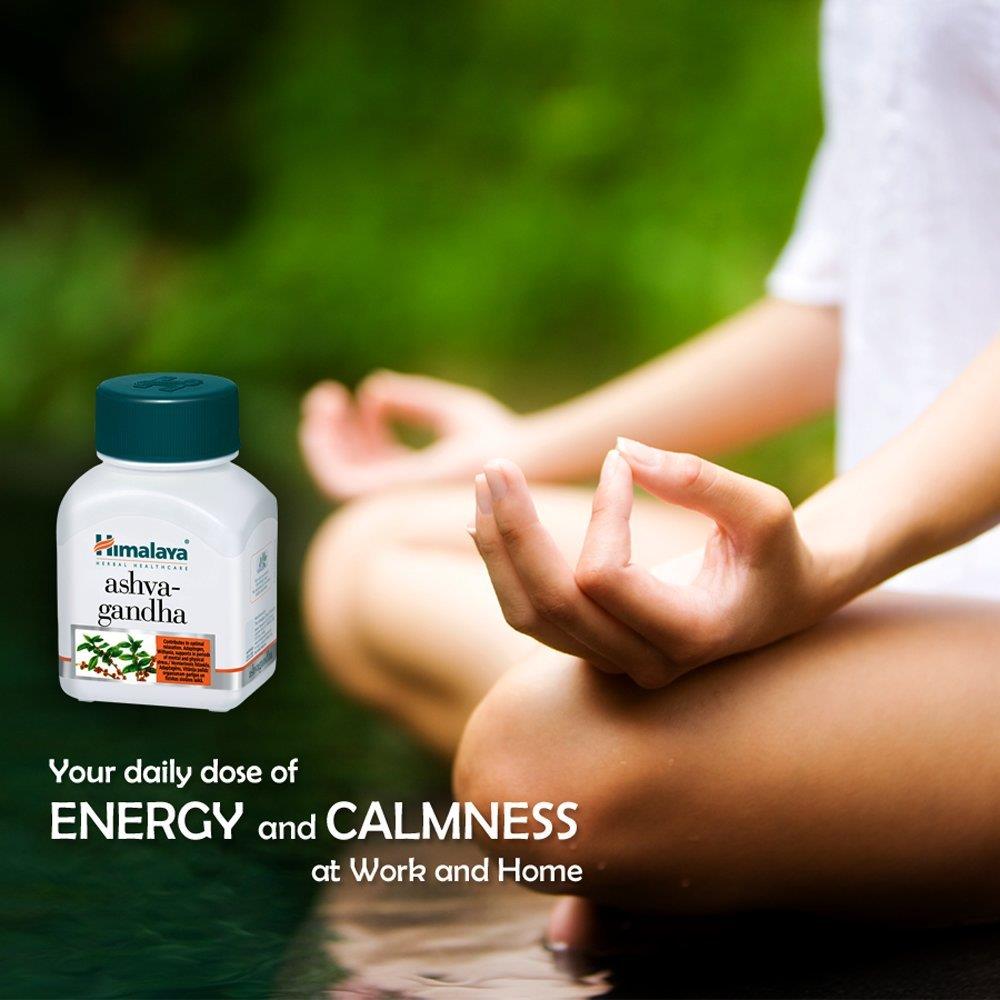 Himalaya Herbals Ashwagandha Helps Maintain Healthy Balance Releasing Stress