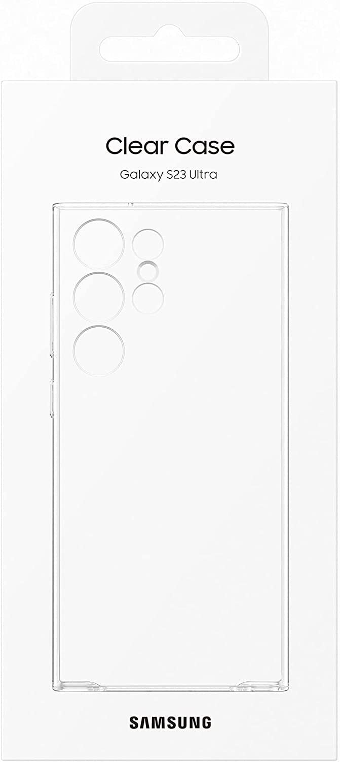 Official Samsung Galaxy S23 Ultra Clear Slim TPU Case Transparent - EF-QS918CTEGWW