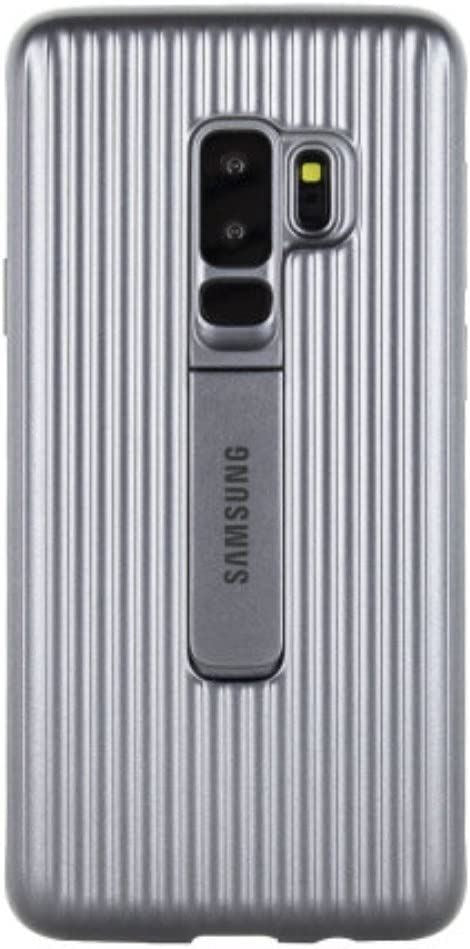 Official Samsung Galaxy S9 Plus Standing Cover Silver - EF-RG965CSEGWW