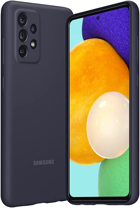 Official Samsung Galaxy A72 Silicone Cover Black - EF-PA725TBEGWW